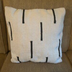 Black and White Decorative Pillow